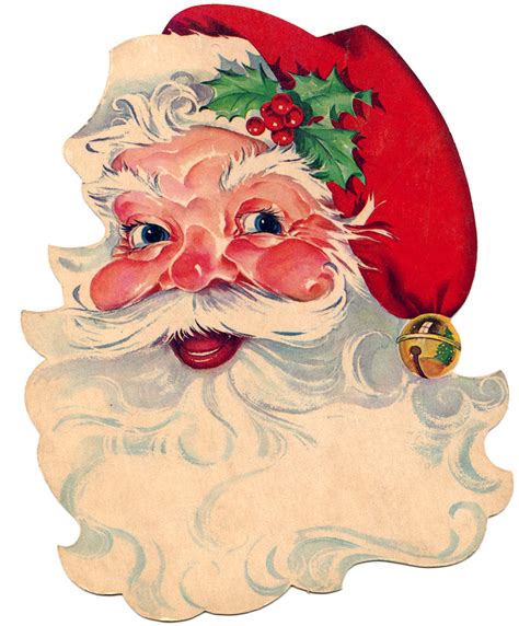 Free Vintage Santa Printables